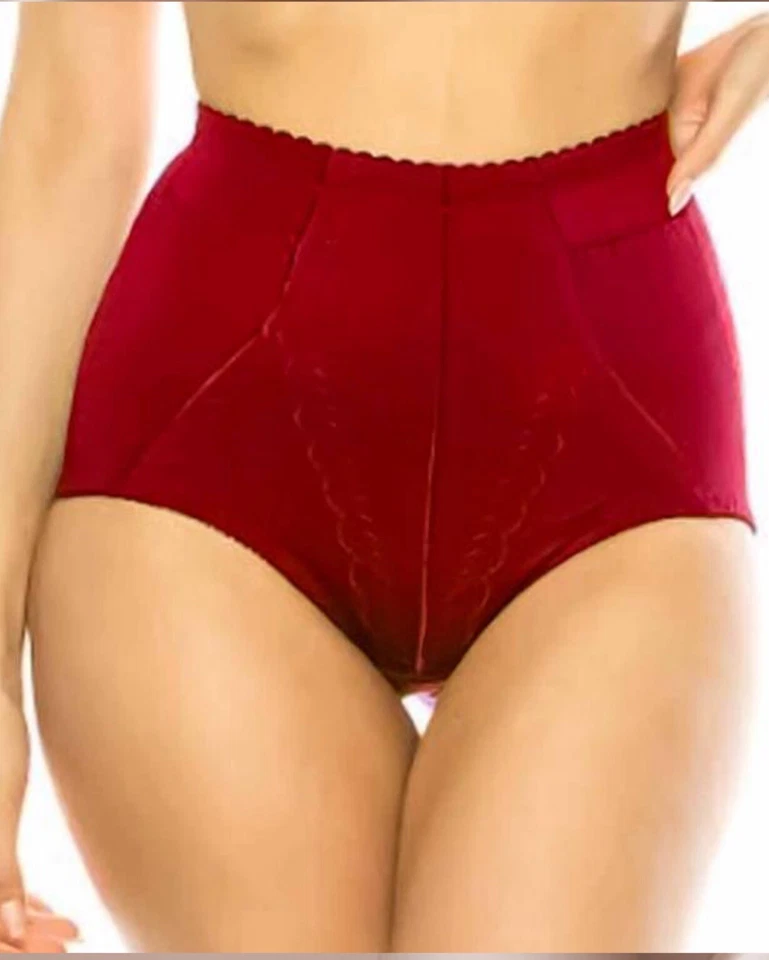 Calzoncillos de cintura alta de satén 3/6 faja bragas control abdomen 2 bolsillos viaje talla grande Foto 4 de 4