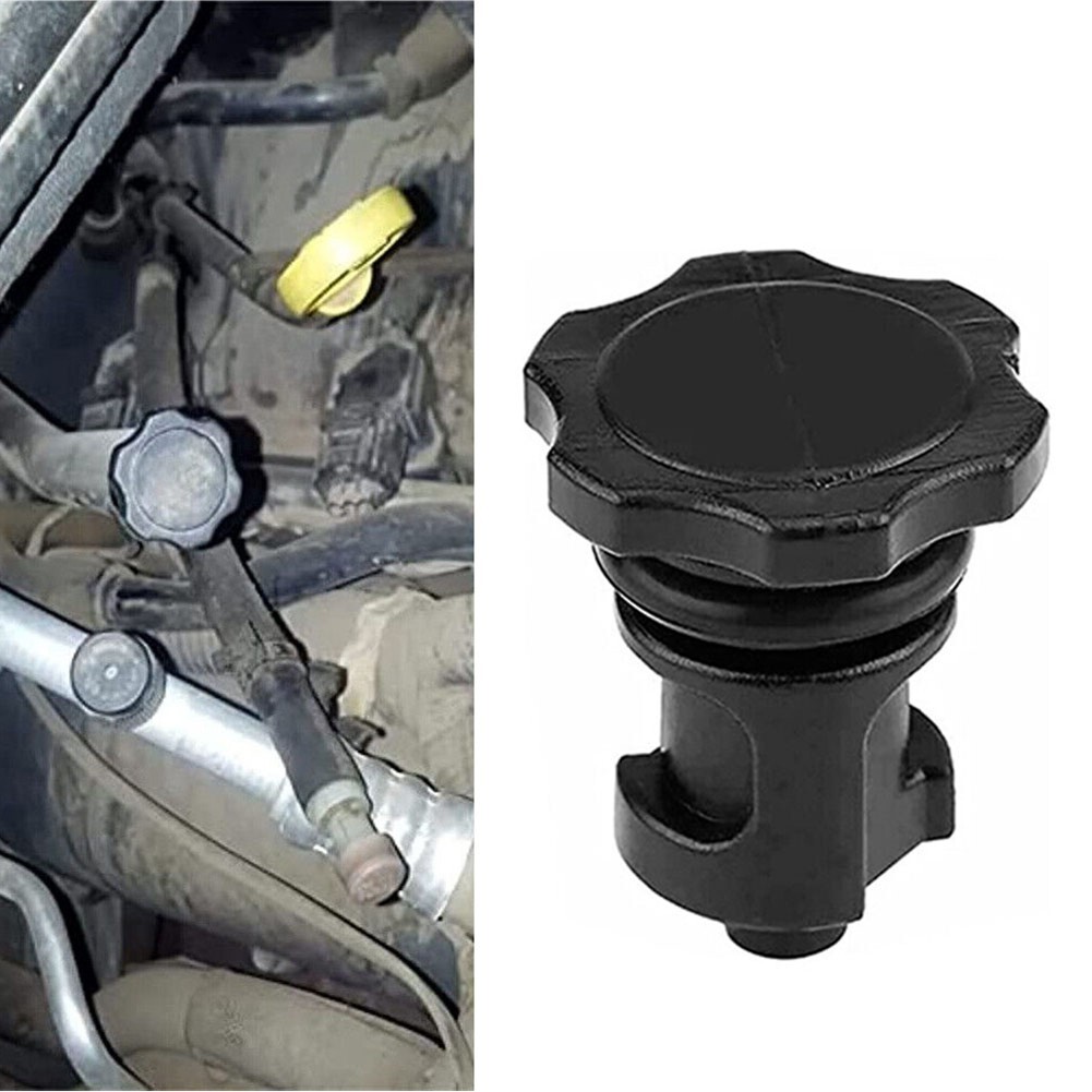 FSFY Transmission Dipstick Cap Cover - Plastic Replacement Filler Tube Plug For Dodge, Jeep, Ram 2005-2020