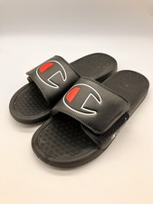 Champion Super Slide Sandals Men  s Size 9 Women  s Size 11 Large Logo