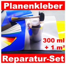 NEU PVC Planenreparatur SET PU Kleber Flicken LKW PKW Anhängerplane Abdeckplane