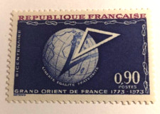 TIMBRE FRANCE 1973 GRAND ORIENT DE FRANCE MNH  1756