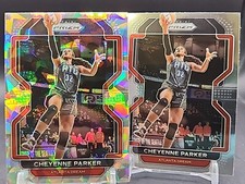 Cheyenne Parker - 2022 Prizm WNBA - Cracked Ice And Base #83 - Atlanta Dream