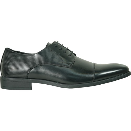bravo! Men Dress Shoe KING-6 Classic Lace Up Cap Toe Oxfordwith Leather Sock  - Bild 5 von 16