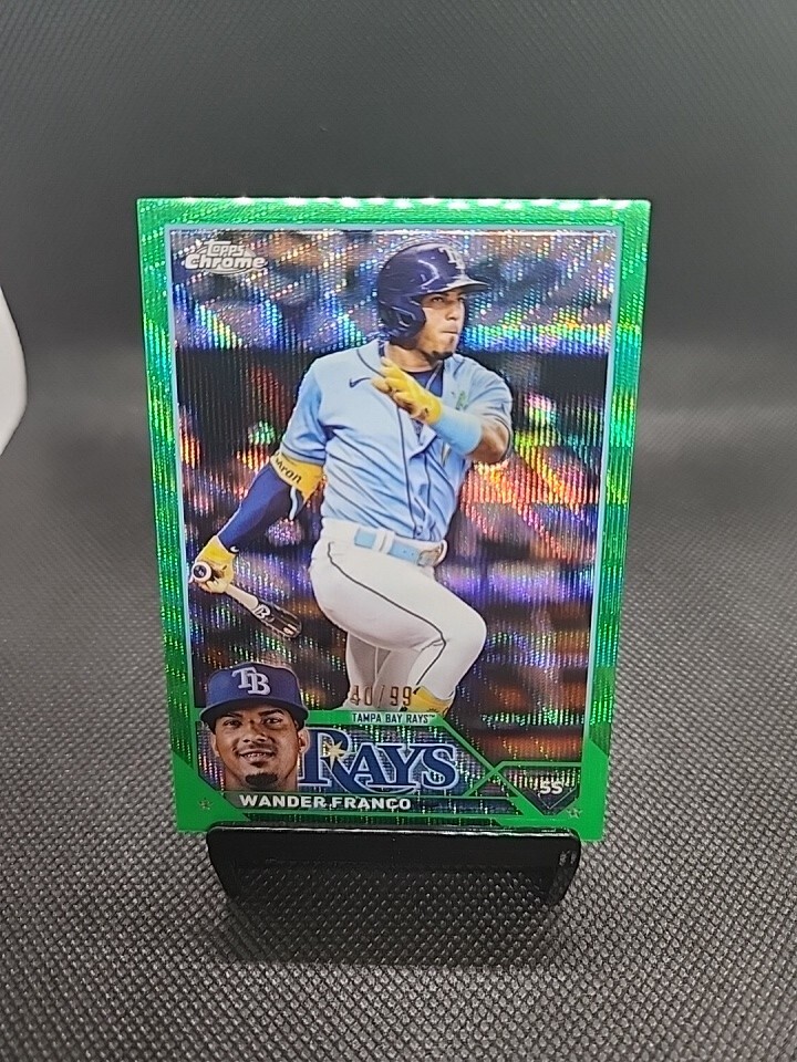 2023 Topps Chrome - Green Refractor #71 Wander Franco /99 DVS 611