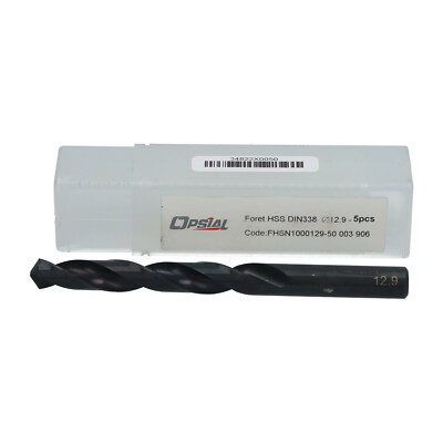 Opsial 50003906 Twist Drill HSS DIN 338 12.9MM New NFP (5pcs)
