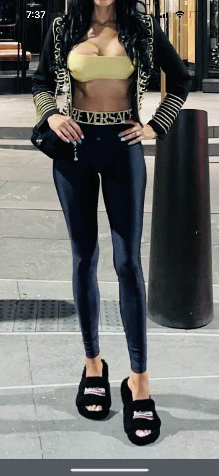 versace jeans couture Leggings Sz 4