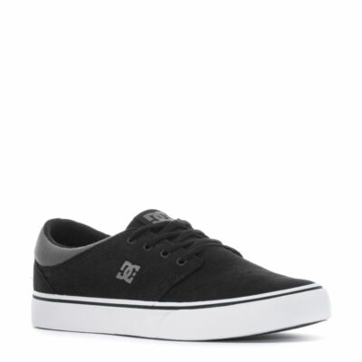DC TRASE SD SUEDE LOW SKATE TRAINER SPORTS SNEAKERS MEN SHOES BLACK SIZE 7 NEW 