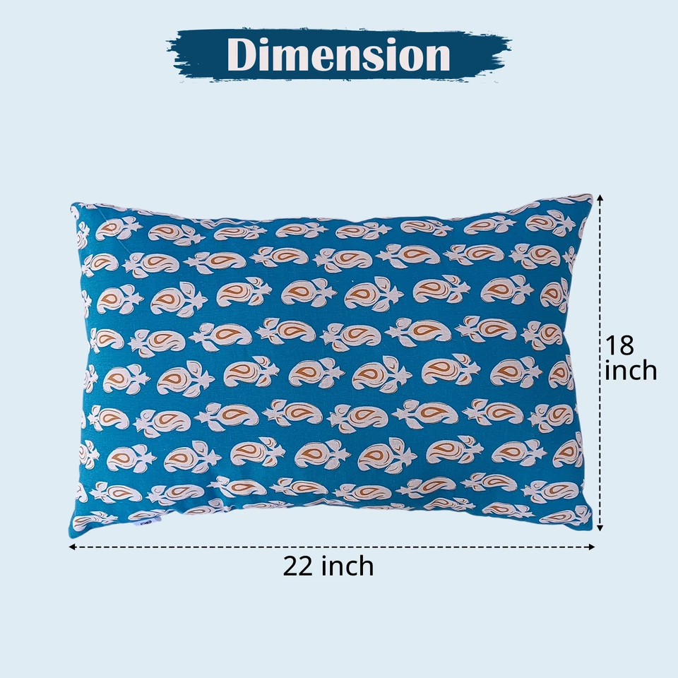 Almohada para dormir rectangular con relleno de microfibra suave | Almohada de cama de 22x18 pulgadas Foto 2 de 4