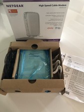 Netgear CMD31T High-Speed Cable Modem DOCSIS 3.0 Used in Original Box
