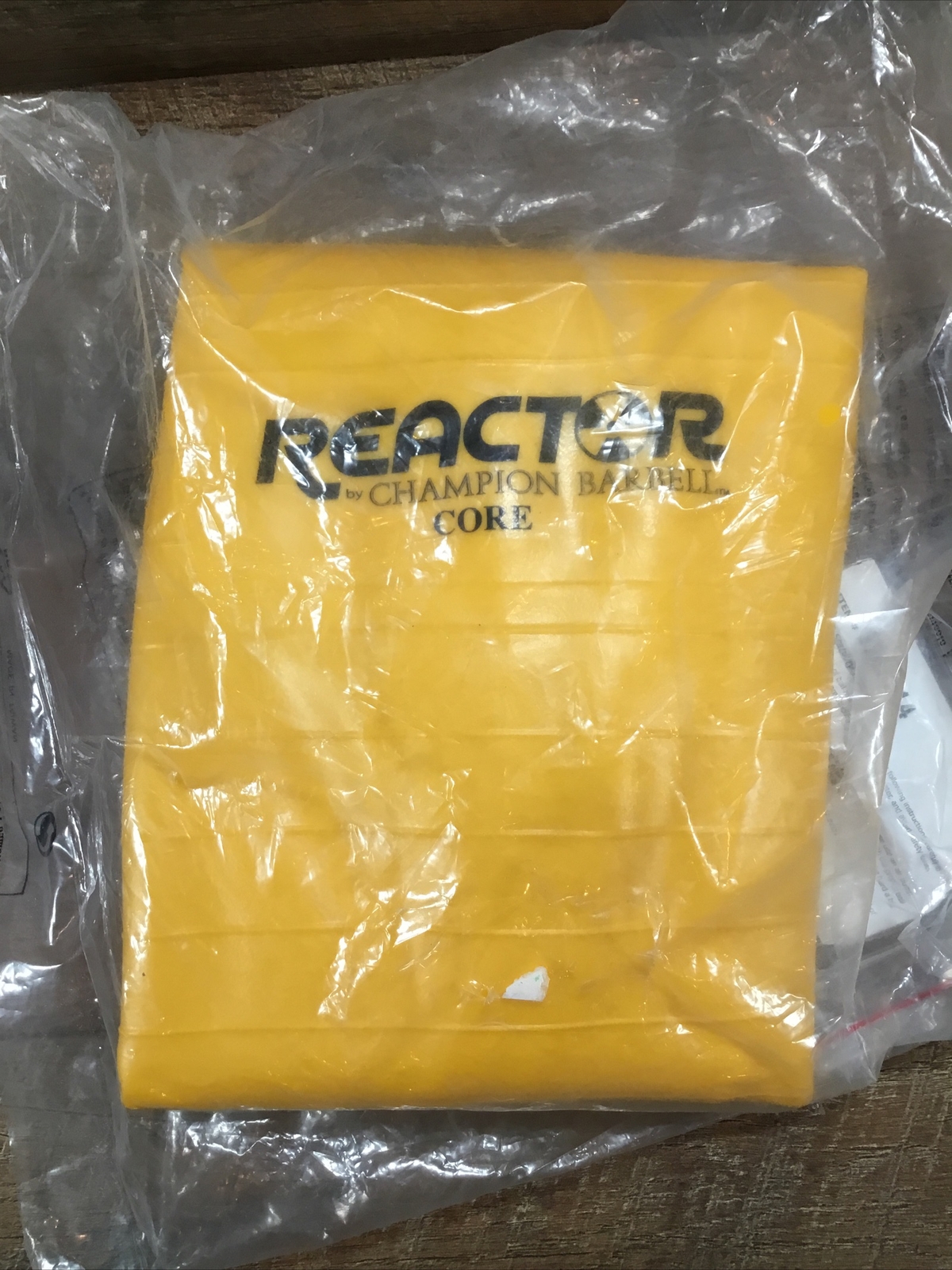 Reactor By Champion Barbell Yellow Stability Ball Core NIB 