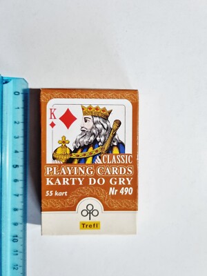 Playing Card Karty Do Gry Nr 490 Trefl Poker Ramino Original New