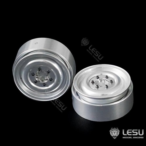 LESU Aluminium Alloy Wheel Hubs Parts for 1/10 RC Crawler Truck Cars RAVE-UM406 - Foto 5 di 10
