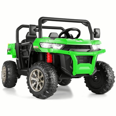 24V 2 Seater Kids Ride on Car Truck Ride On UTV Dump Truck with Dump Bed/Shovel~