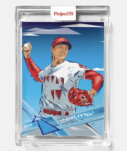 2021 TOPPS PROJECT 70 CARD #385 SHOHEI OHTANI NATUREL ANGELS MVP PR 5755 * QTY *