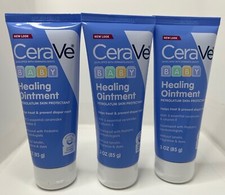CeraVe BABY Healing Ointment for Diaper Rash Lot X 3 3 oz each 