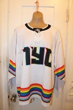 NYC New York City Gay Hockey Association Jersey Men's Large NYCGHA Pride LGBTQ