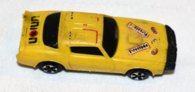 Kidco 1980 Yellow Union 76 Race Car Made in Hong Kong