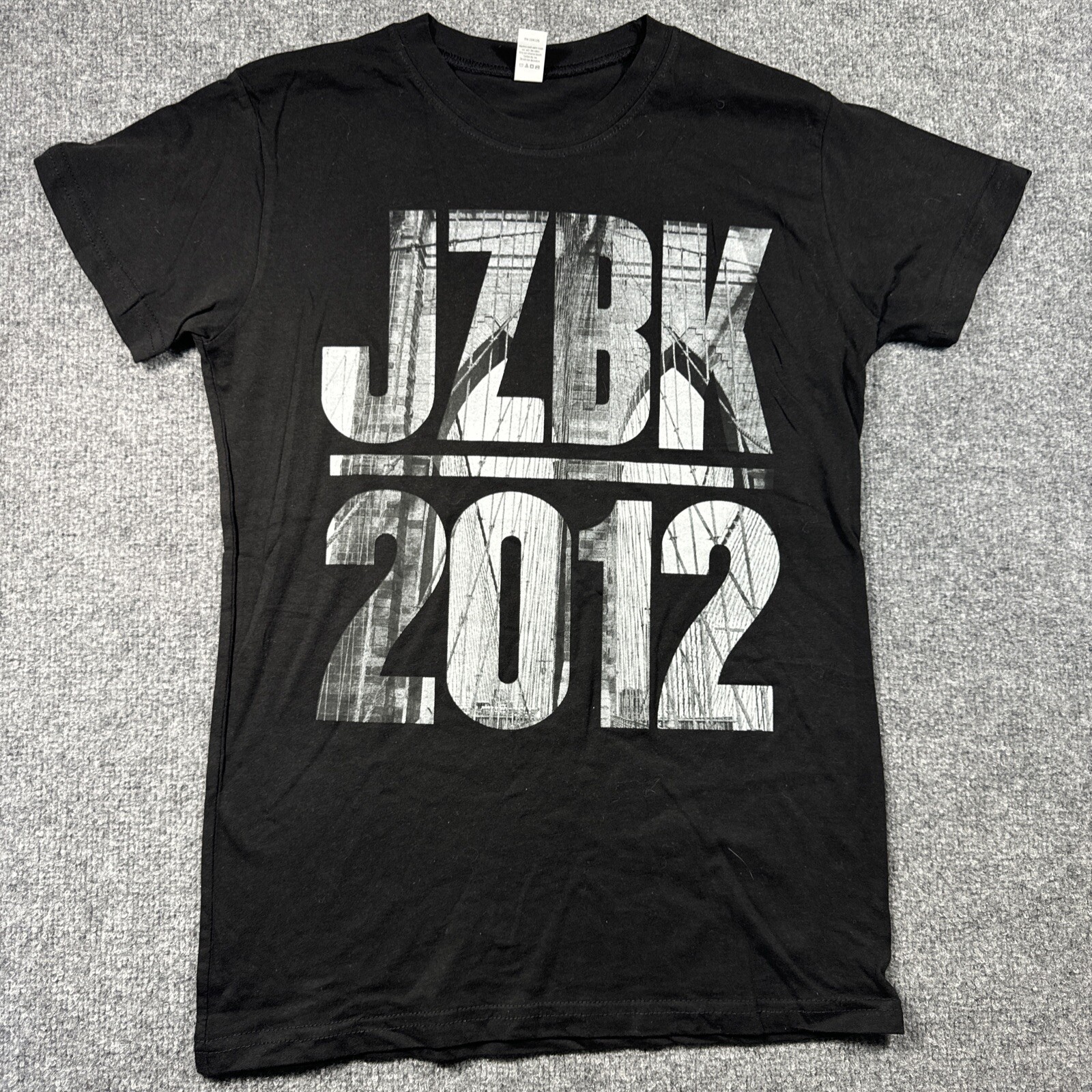JAY-Z 2012 Live in Brooklyn Tour Women XL Concert T-Shirt New JZBK