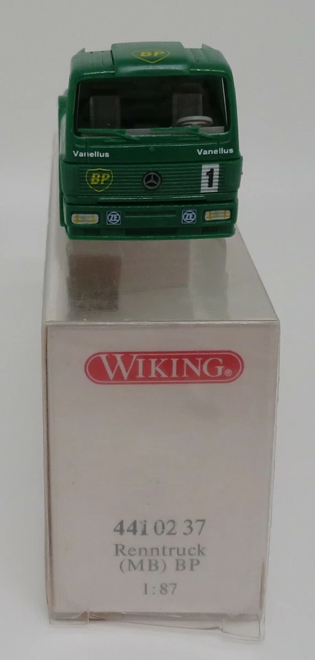 Micro Wiking Ho 1/87 Renntruck Mb Mercedes-Benz Bp #1 Vanellus #441 02 37 In Box - Immagine 3 di 4