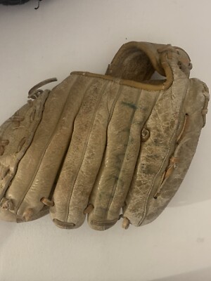 Vtg Rawlings Reggie Jackson Baseball Glove Mitt GJ90 Deep Well Pocket RH Leather