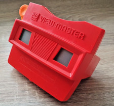 VINTAGE VIEWMASTER MODEL G VIEWER SOLID RED ORANGE TRIGGER VMI RARE  H513