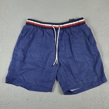 Tommy Hilfiger Shorts Mens XL Blue Beach Swim Trunks Board Shorts
