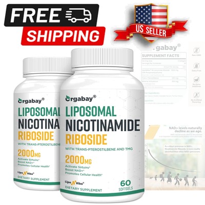 Energy & Aging Support with 2000 MG Liposomal Nicotinamide Riboside Softgels