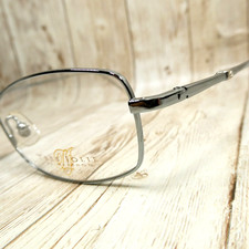 Marchon Tres Jolie 52 Sky Blue Metal Eyeglasses FRAME ONLY Tres Jolie 54-17-135
