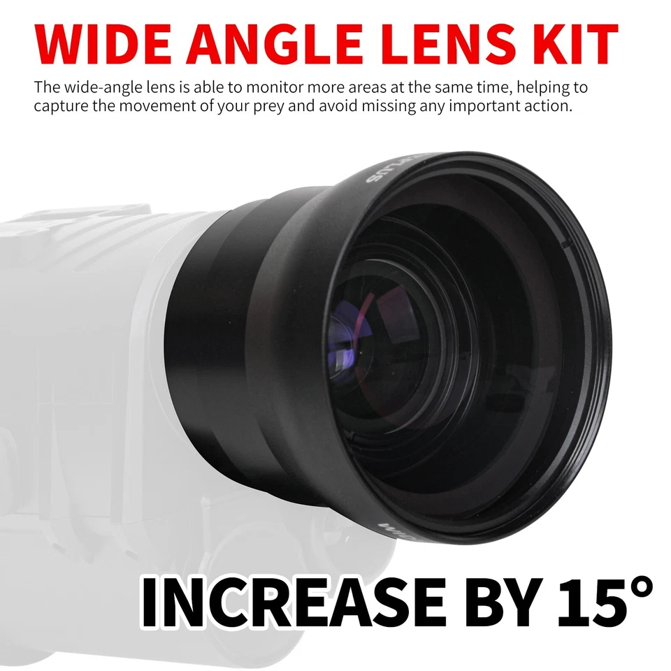 Wide Angle Lens 50° For NVG30 Helmet 940nm IR Night Vision Monocular Telescope - Image 4 of 4