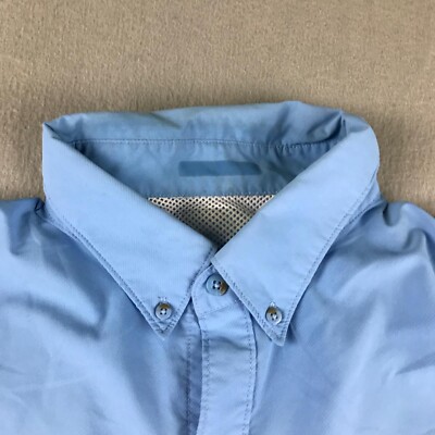 Columbia PFG Chemise de Pêche Homme XL ou XXL Bleu Maille