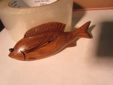 B 5 DICK DON TRUDELL ICE FISHING SPEARING DECOY CONTEMPORARY XMAS ORNAMENT