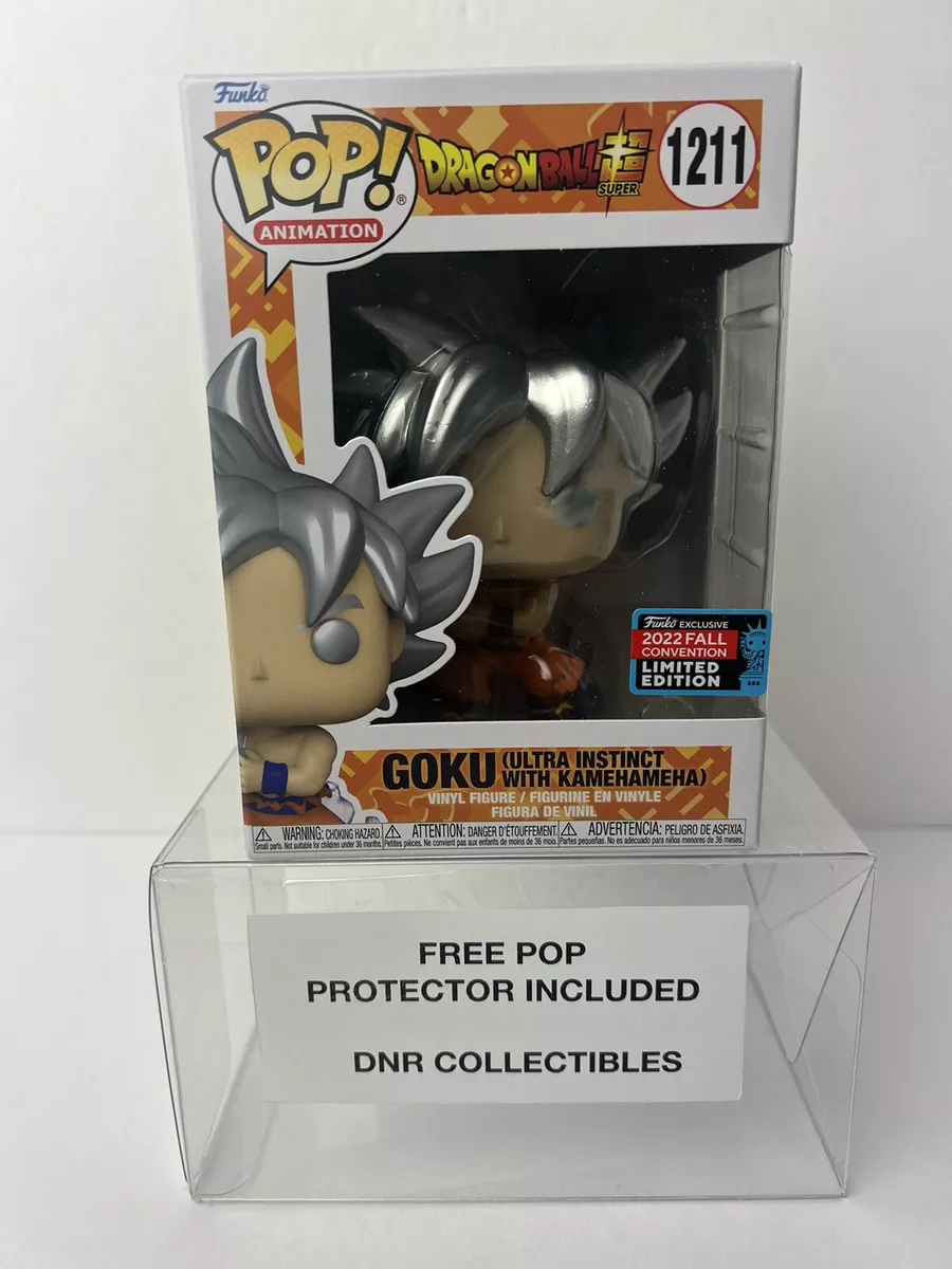 Funko POP! Animation Dragon Ball Super Goku (Ultra Instinct with  Kamehameha) #1211 Exclusive