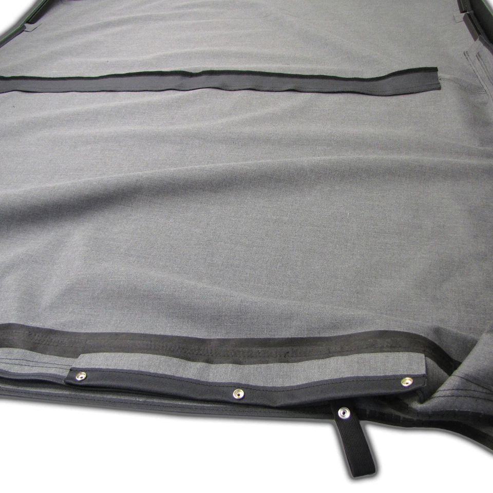 Jeep Wrangler TJ Soft Top, 97-02, Upper Doors, Tinted Windows, Spice - Image 3 of 4