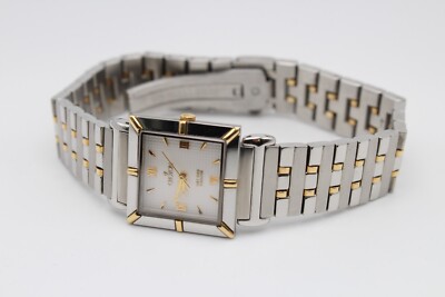 Croton Equator Swiss Quartz 18k Gold Bezel Crown & Links  display picture 1