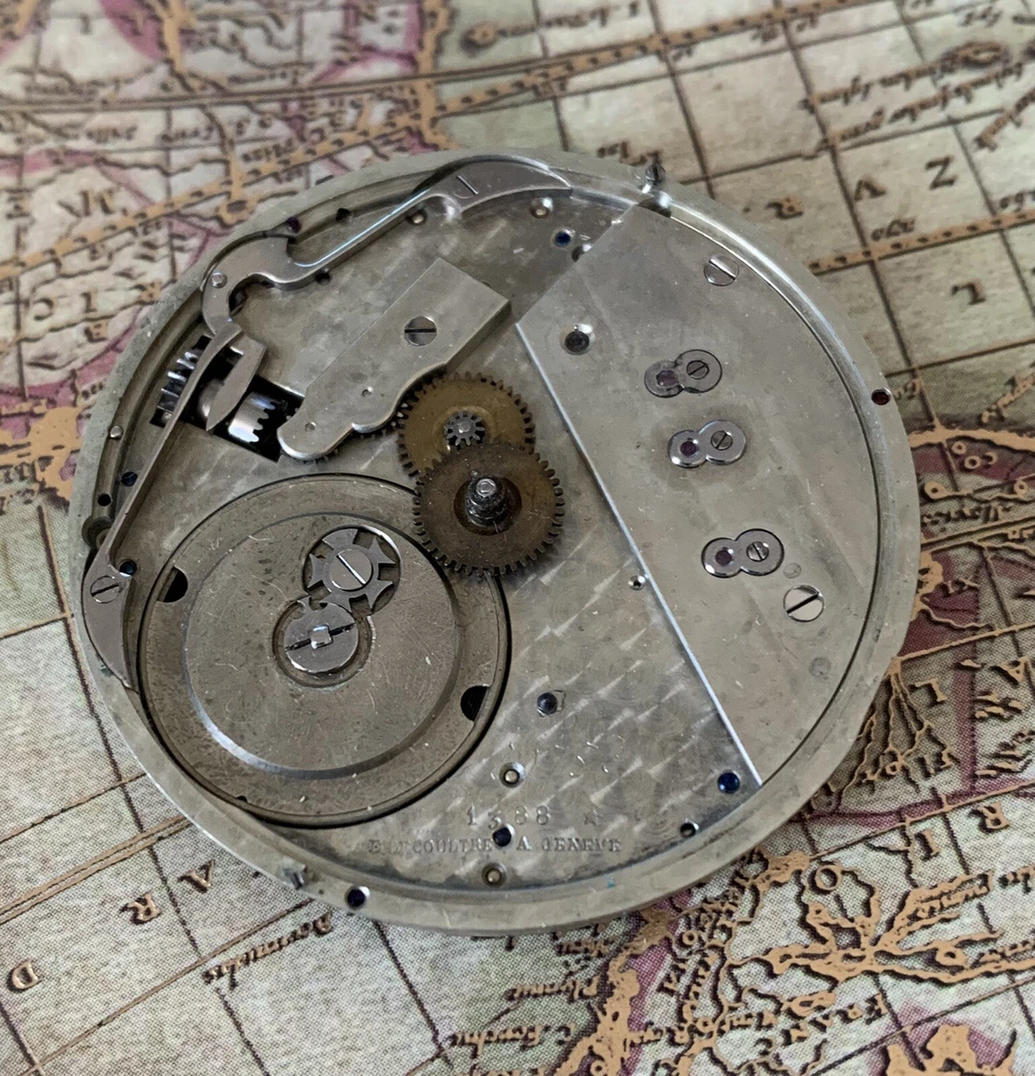 high grade Lecoultre pocket watch movement 40 mm Serial Number 1388