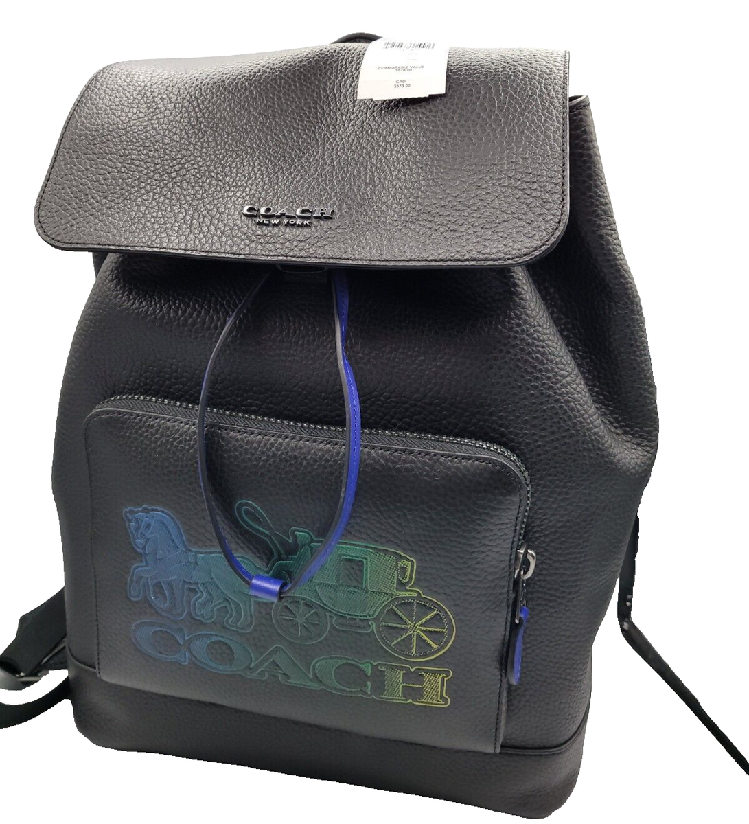 black with green stars coach backpack Loungefly Disney Mickey Constellation AOP Glow in the Dark Mini Backpa shopzimo fabric lining Top handle with 5.5cm drop Outside zip pocket Adjustable shoulder straps 26.5cm (L) x 31cm (H) x 9.5cm (W) COACH ME | Poppy Crossbody