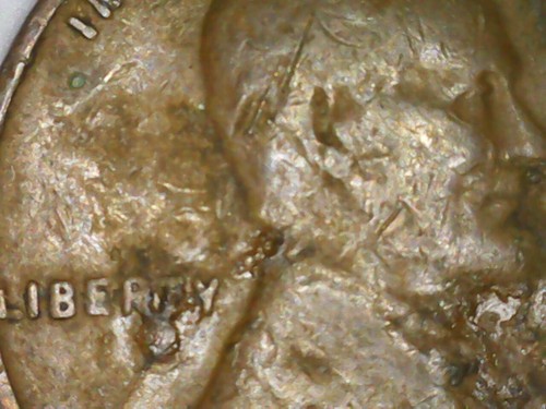 1934 Lincoln Wheat Cent Obverse Lamination Error US Mint Coin - Picture 2 of 4