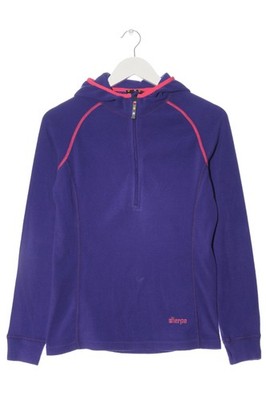 SHERPA Kapuzensweatshirt Damen Sweat Gr. DE 36 blau-pink Casual-Look