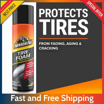 #ad #ad Armor All Tire Cleaner Foam 20oz Spray for Cars Trucks Motorcycle Shine Kit $6.99