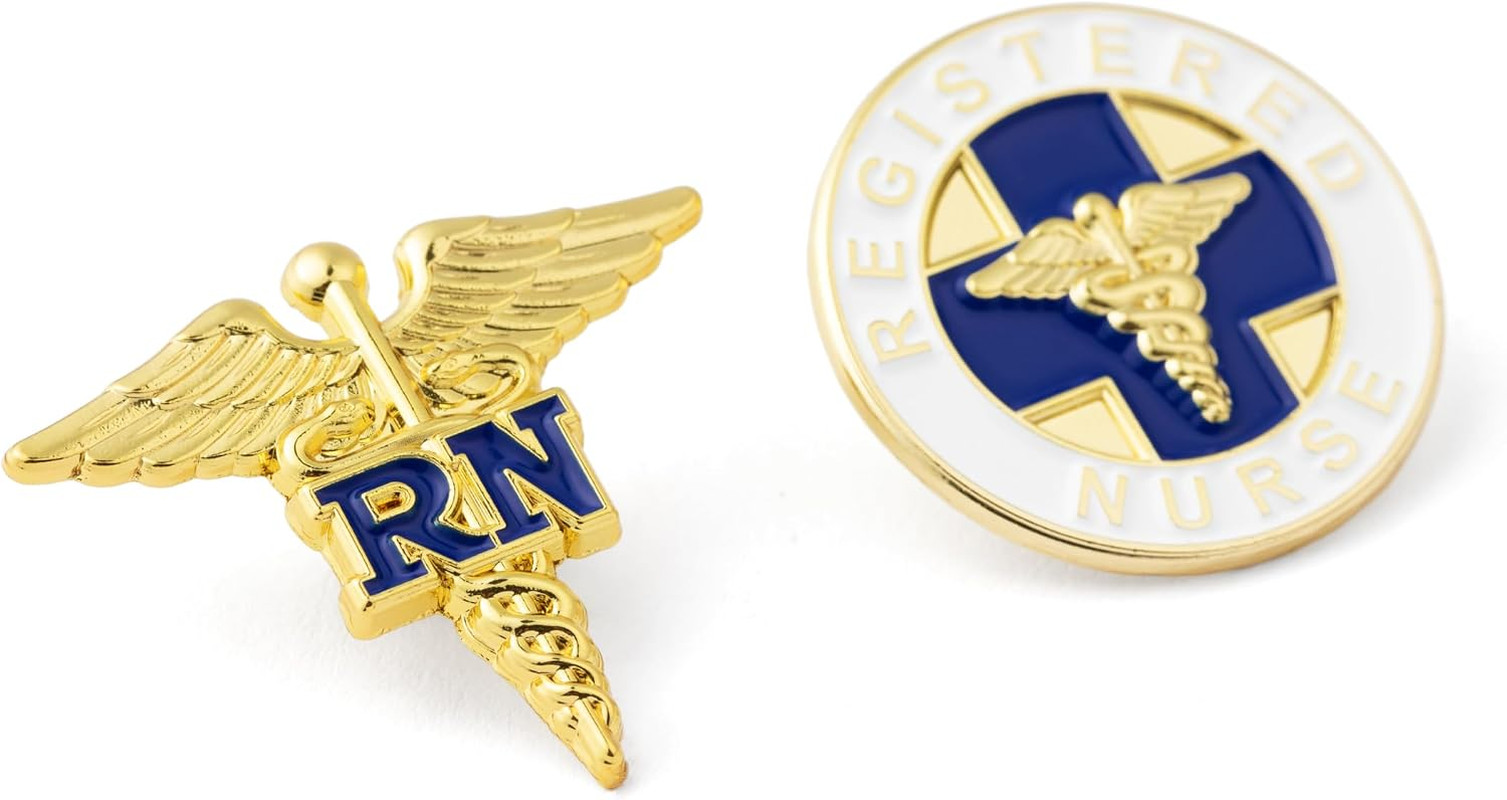 как выглядит Registered Nurse "RN" Lapel Pin Set фото