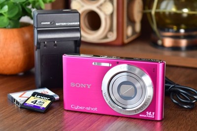 ⏯️[Near Mint] Sony Cyber-shot DSC-W320 Pink 14.1MP Digital