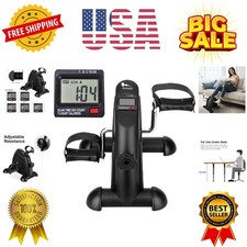 Mini Exercise Bike, Under Desk Bike Pedal Exerciser Portable Foot Cycle Arm ...