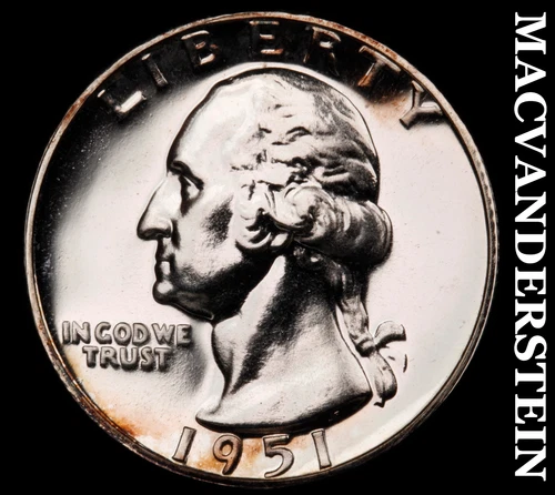 1951 Washington Quarter-Choice Gem Proof Lustrous No Reserve #G7564
