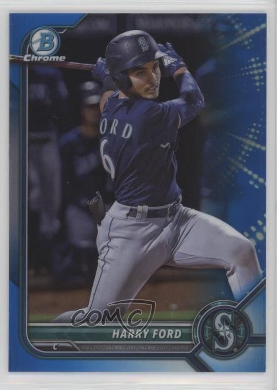 2022 Bowman Chrome Prospects Blue Refractor 11/150 Harry Ford #BCP-189 1lj1