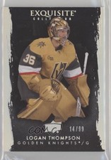 2023 The Cup 2023-24 Exquisite Collection Black 14/99 Logan Thompson #EB-LT 14zh