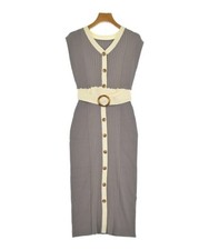 PROPORTION BODY DRESSING Dresses GrayxIvory PS(Approx. XS) 2200642739940