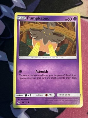 Pokémon TCG Crimson Invasion Pumpkaboo 44/111