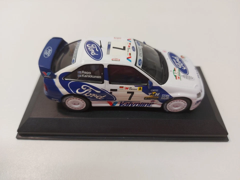 Rally WRC Ford Escort WRC Juha Kankkunen rallye de Portugal 1998 1:43 Altaya box - Immagine 2 di 4