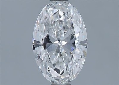 Oval Cut 1 CT Certificate AGI Natural Mined Diamond Loose E color SI3 clarity