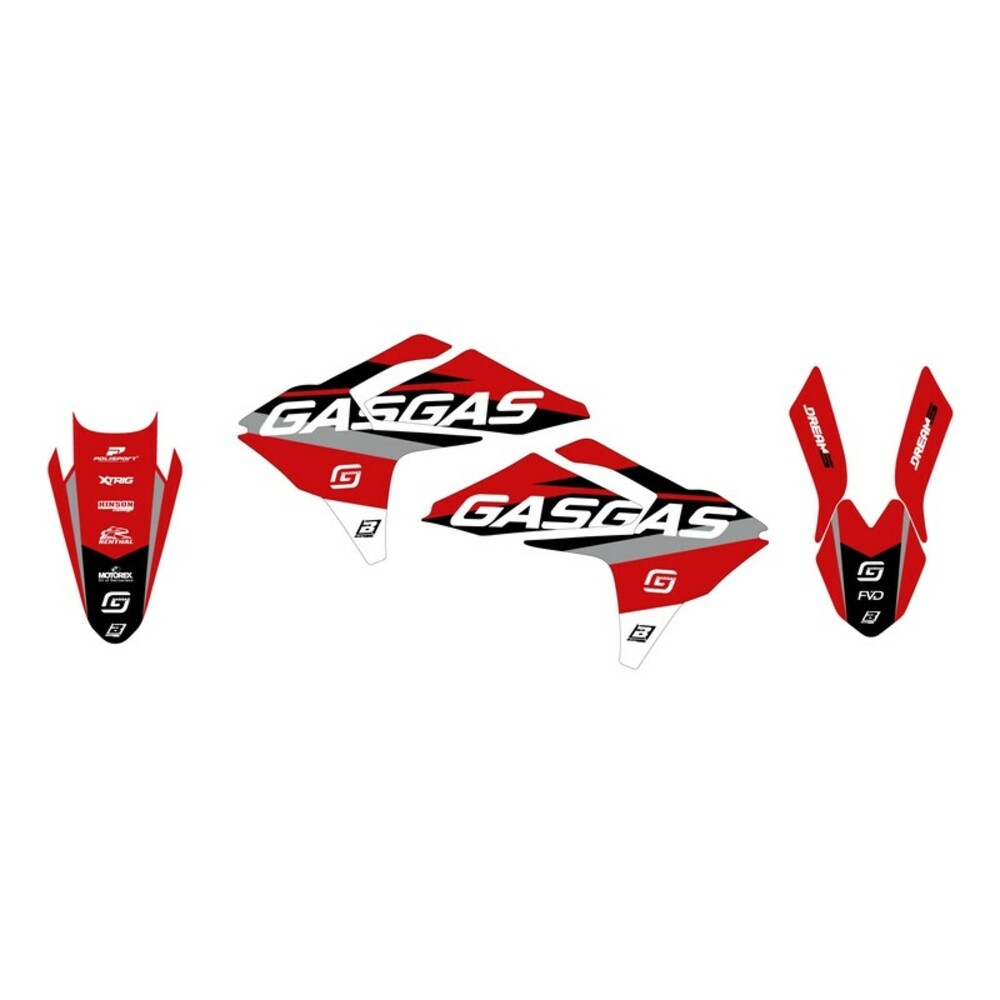 Blackbird Dream Graphic 5 Adhesive Kit For Motorcycle Parts Accessories